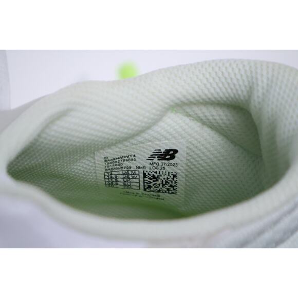 New Balance Rush v4 Mid RUSHMWT4 Men\'s 12 White Lace Up Lacrosse Cleats NEW main image 6